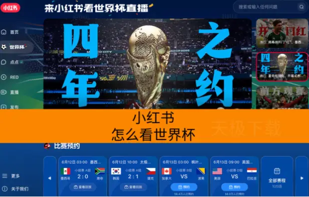 世界杯直播 小红书｜世界杯直播小红书怎么看？完整指南